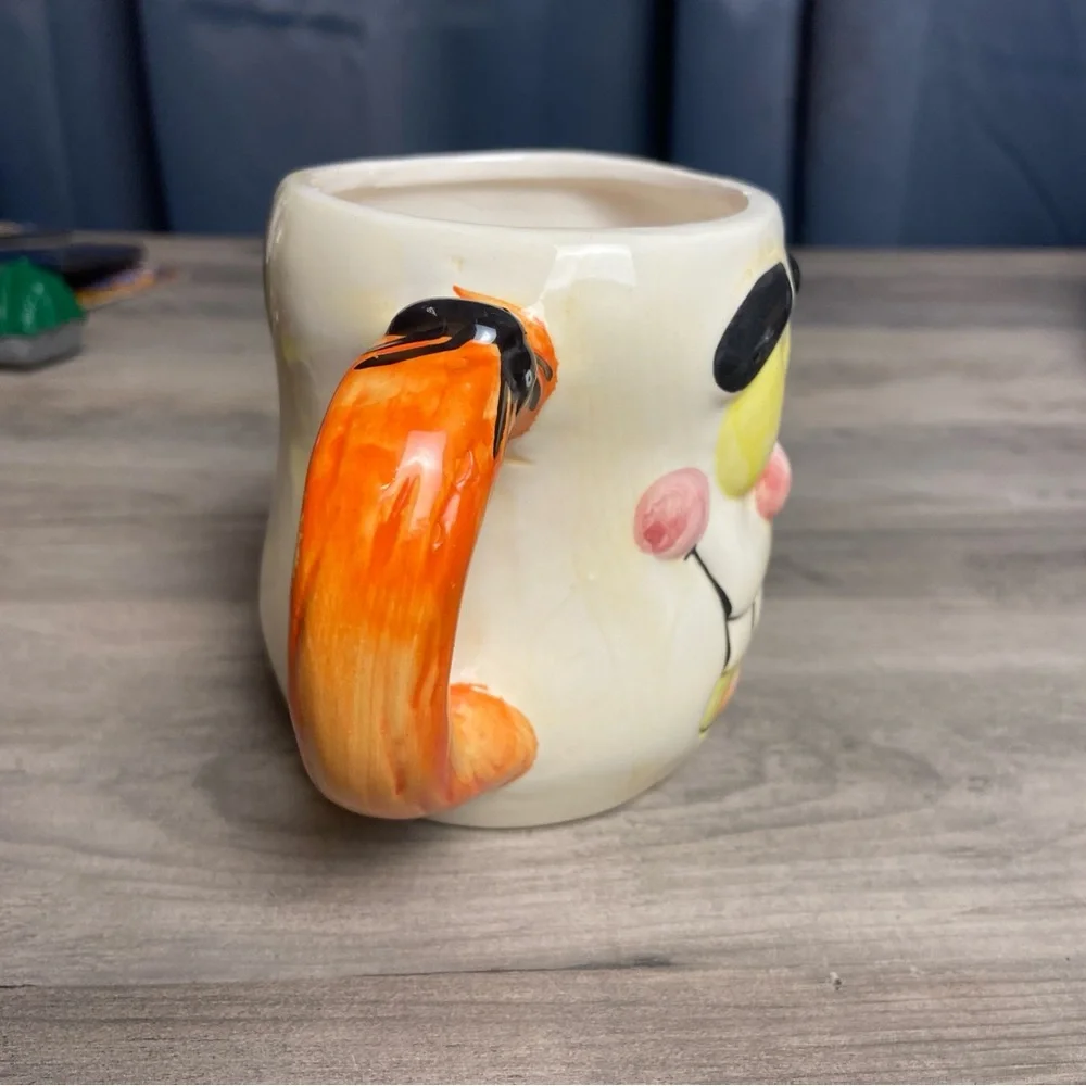 Royal Norfolk Vintage Halloween Ghost ceramic coffee mug,‎ With Black Spider
